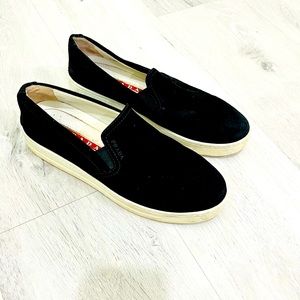 Prada suede sneakers - size 6.5